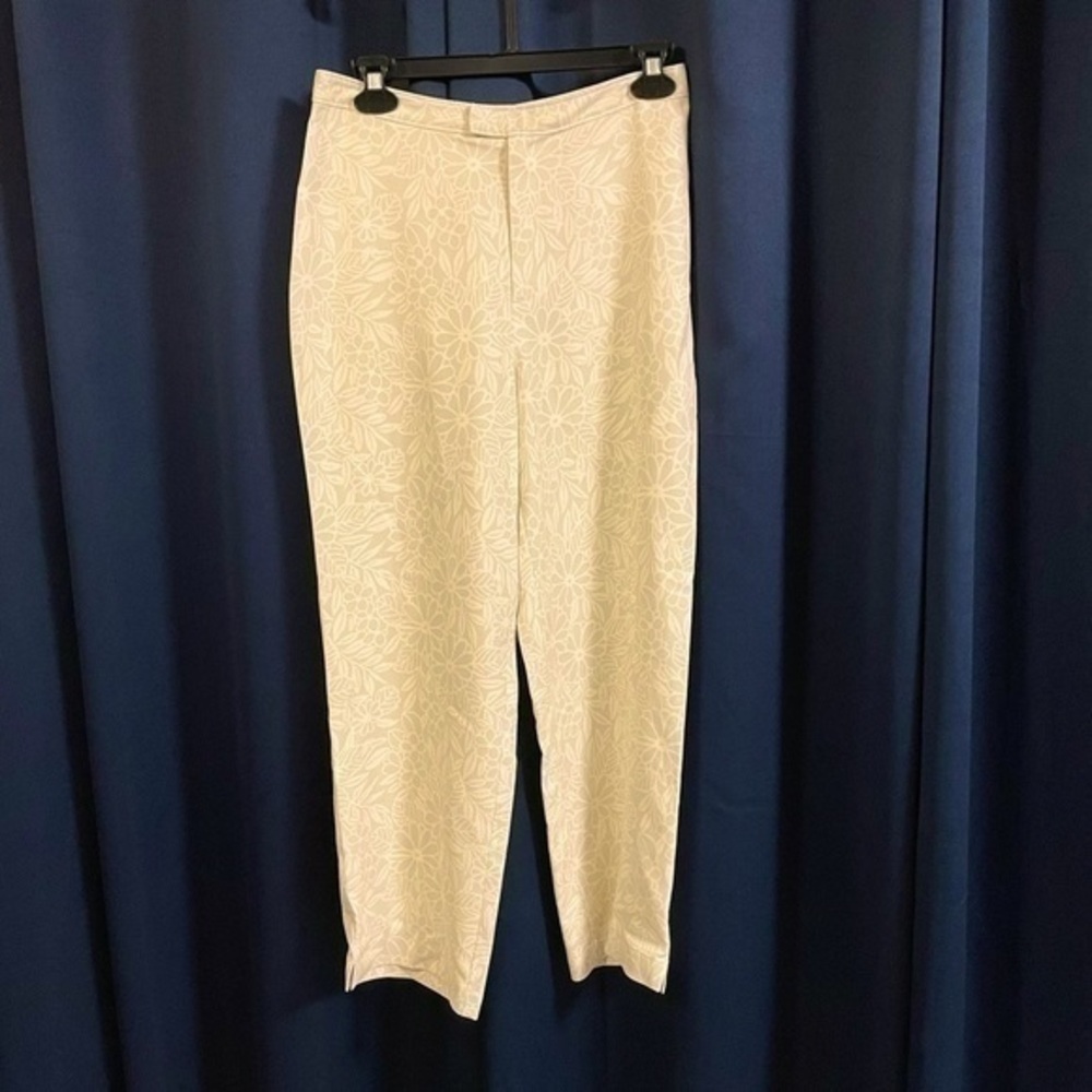Silk cropped pants, capris